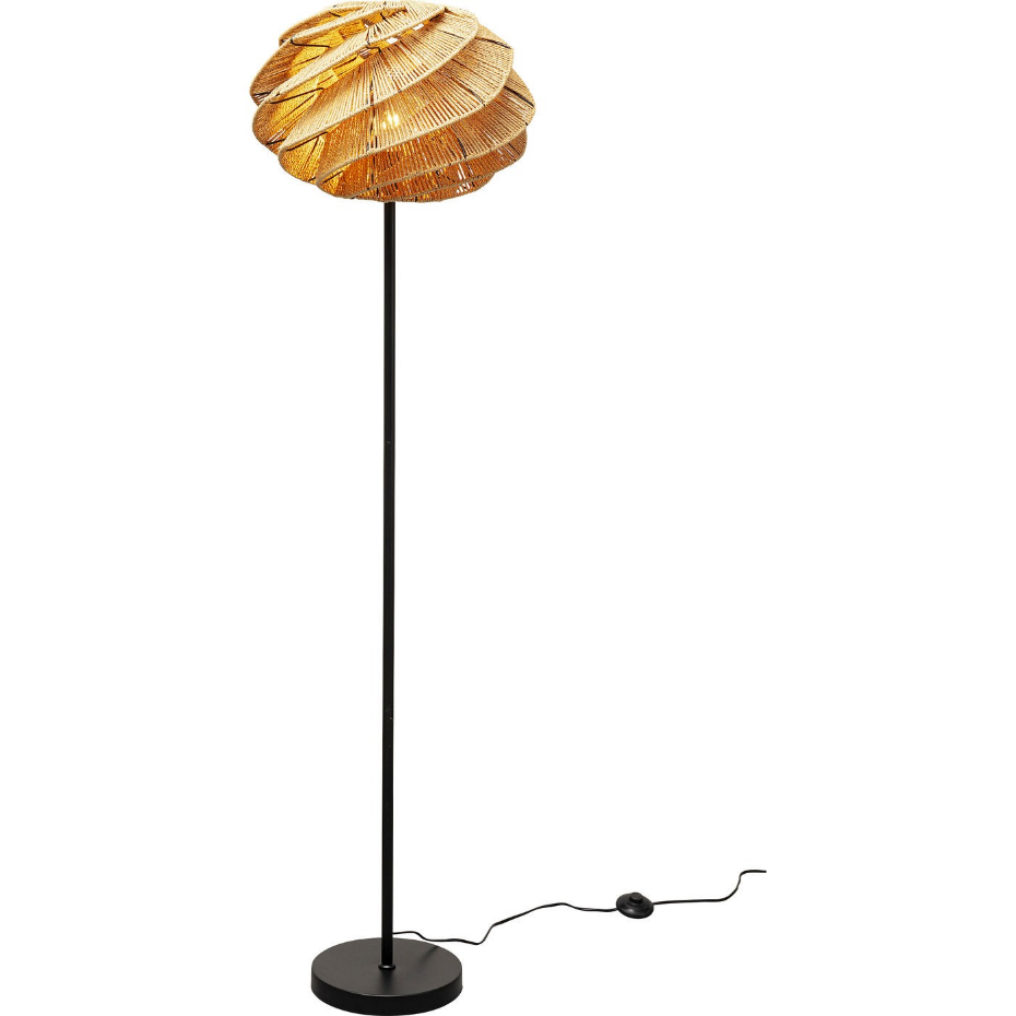 Lampadaire en rotin, ALOHA WHIRL