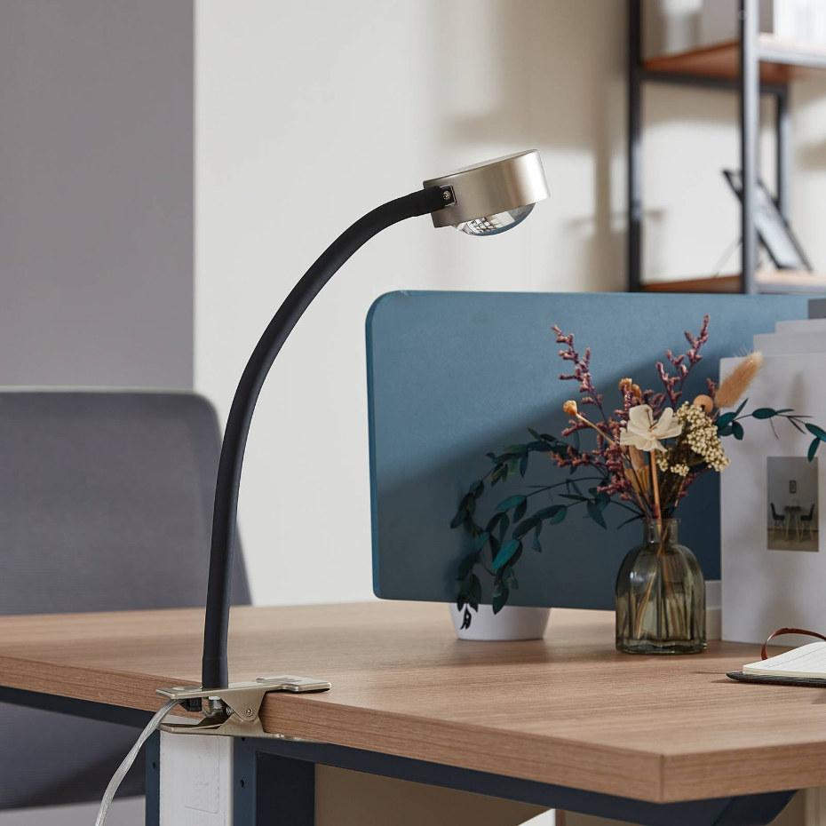 Lampe à pince en métal moderne, Jyla