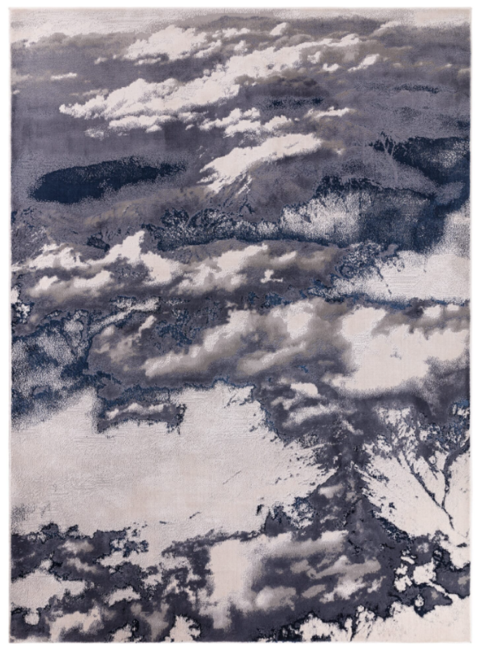 Tapis moderne salon et chambre TORNADO