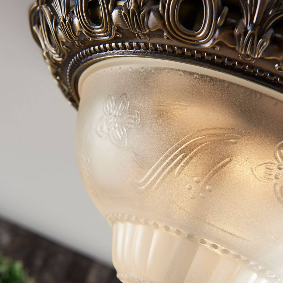 Plafonnier en verre antique, Anni