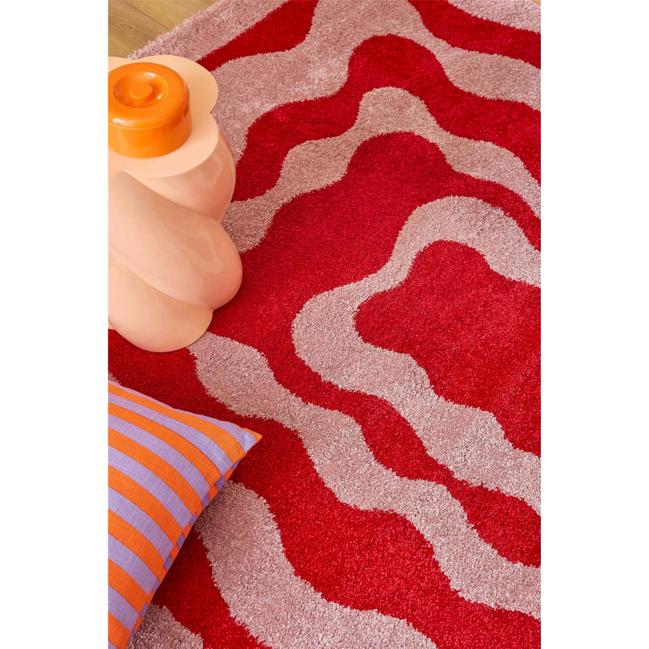 Tapis rectangulaire en polypropylène Groovy
