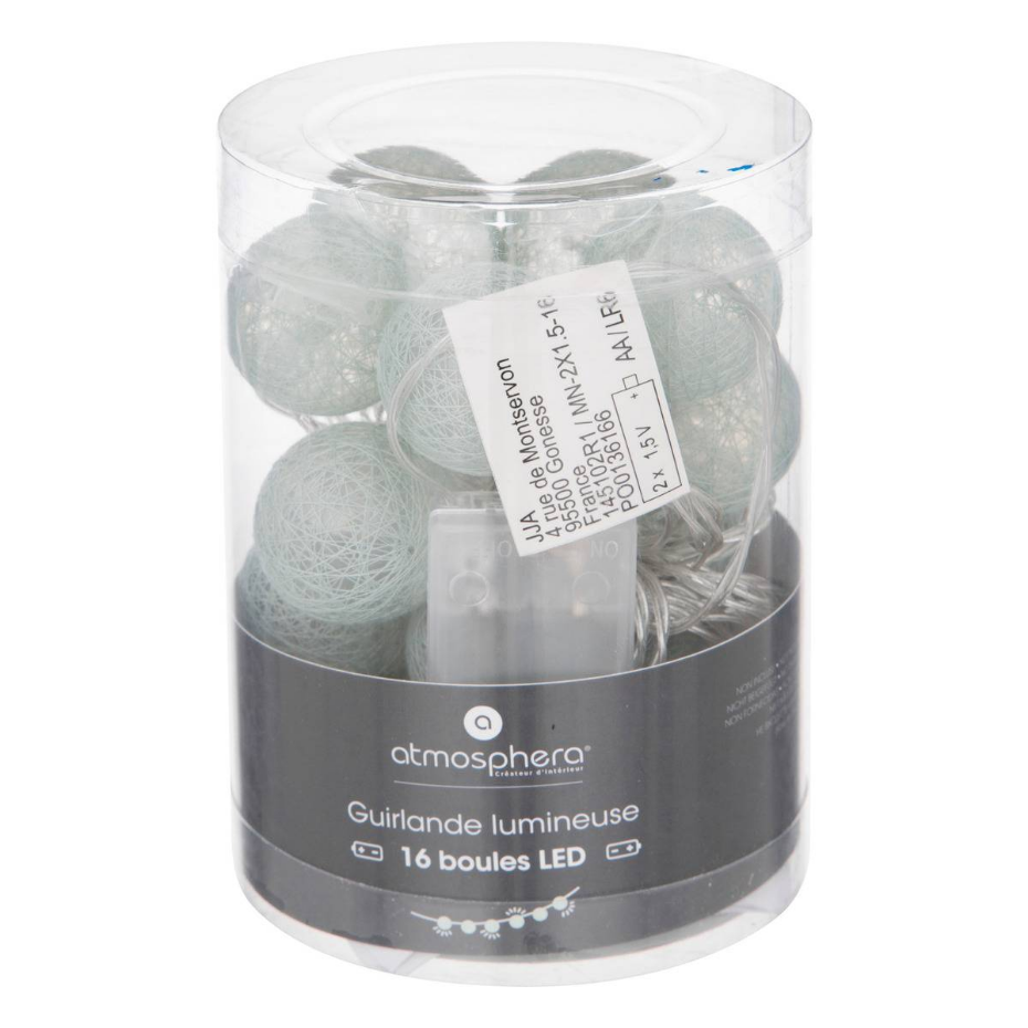 Guirlande LED 16 boules