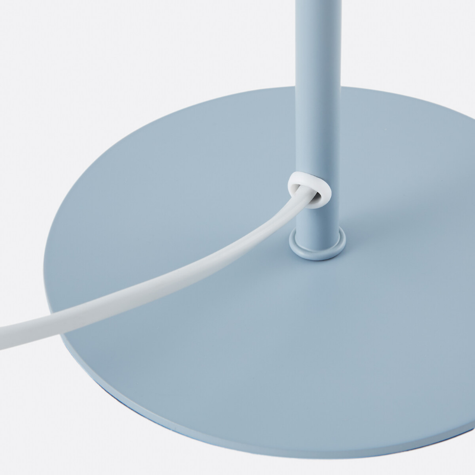 Lampe à poser, forme champignon en métal fer, Capi