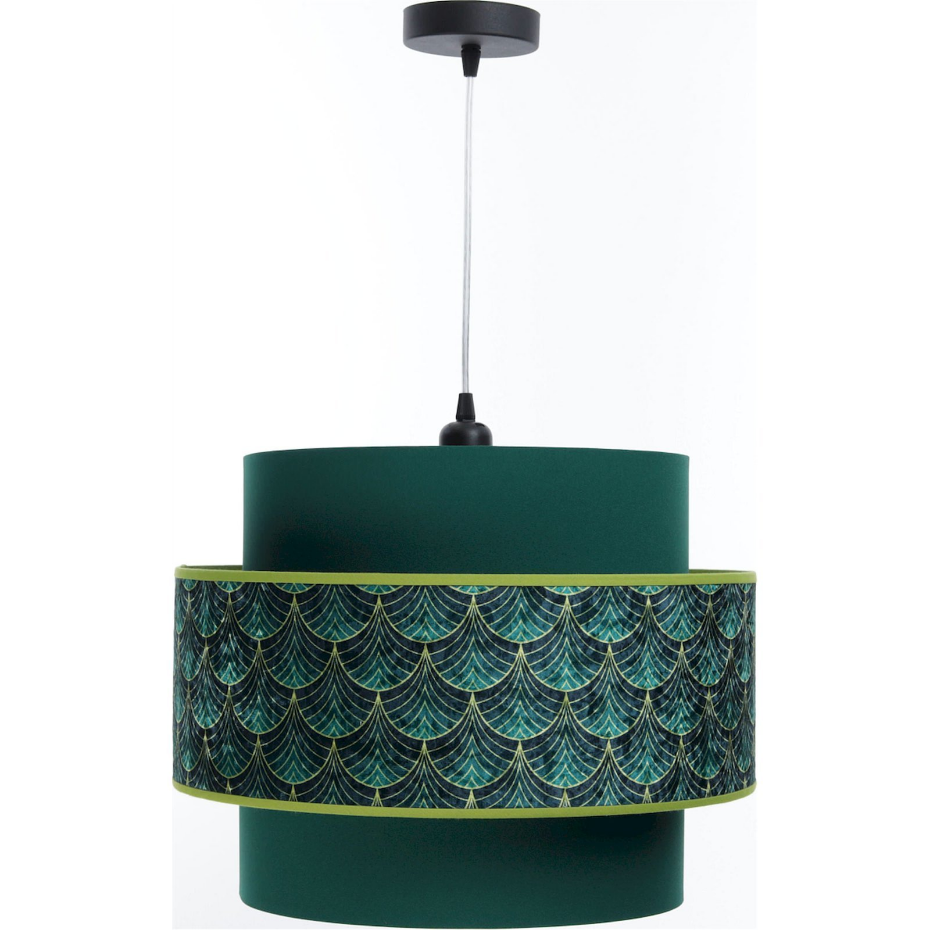 Suspension extérieure en velours à motif fleuri Doblo