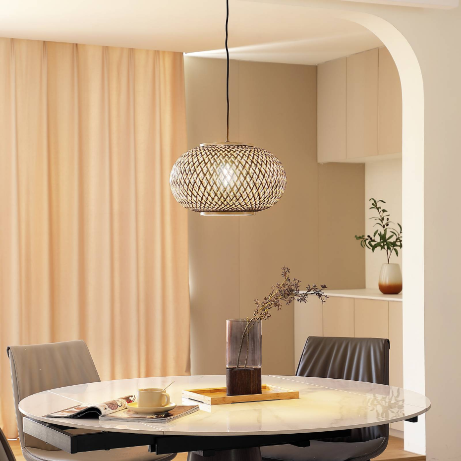 Suspension en bois traditionnelle, Nerys
