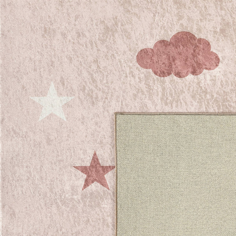 Tapis rectangulaire en polyester HAPPY