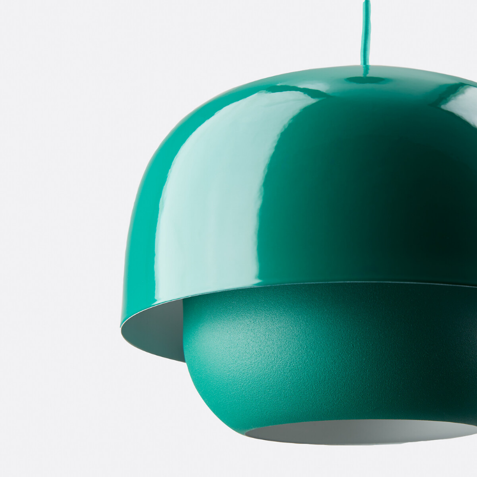 Suspension en métal fer coloré Ø21,4 cm, Kinoko