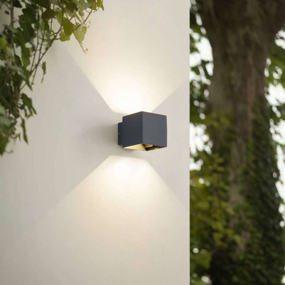 Applique extérieure en aluminium moderneLED
