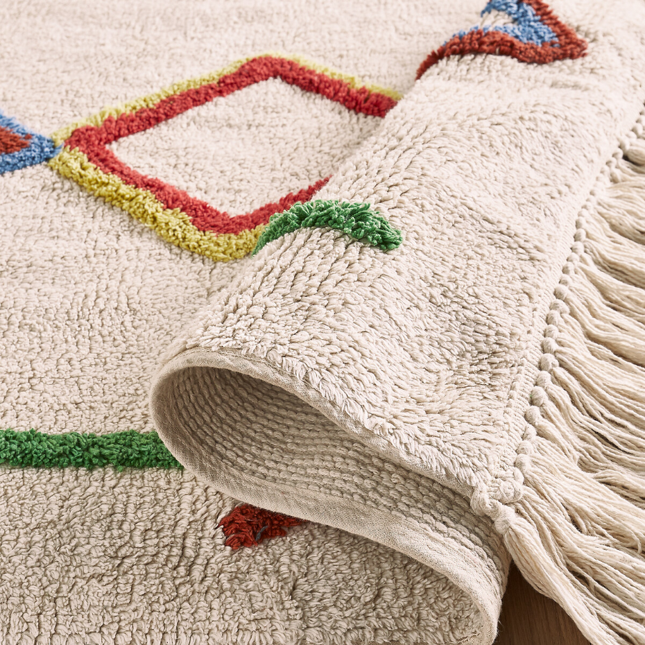 Tapis enfant coton bio style berbère, Dybala