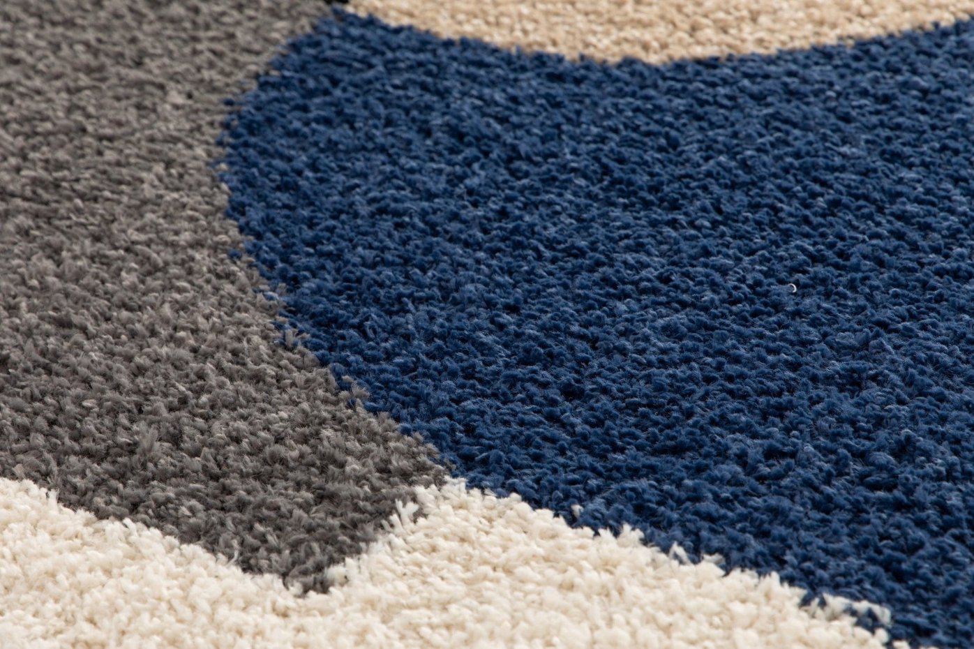 Tapis à poils longs design tons chauds GATSBY