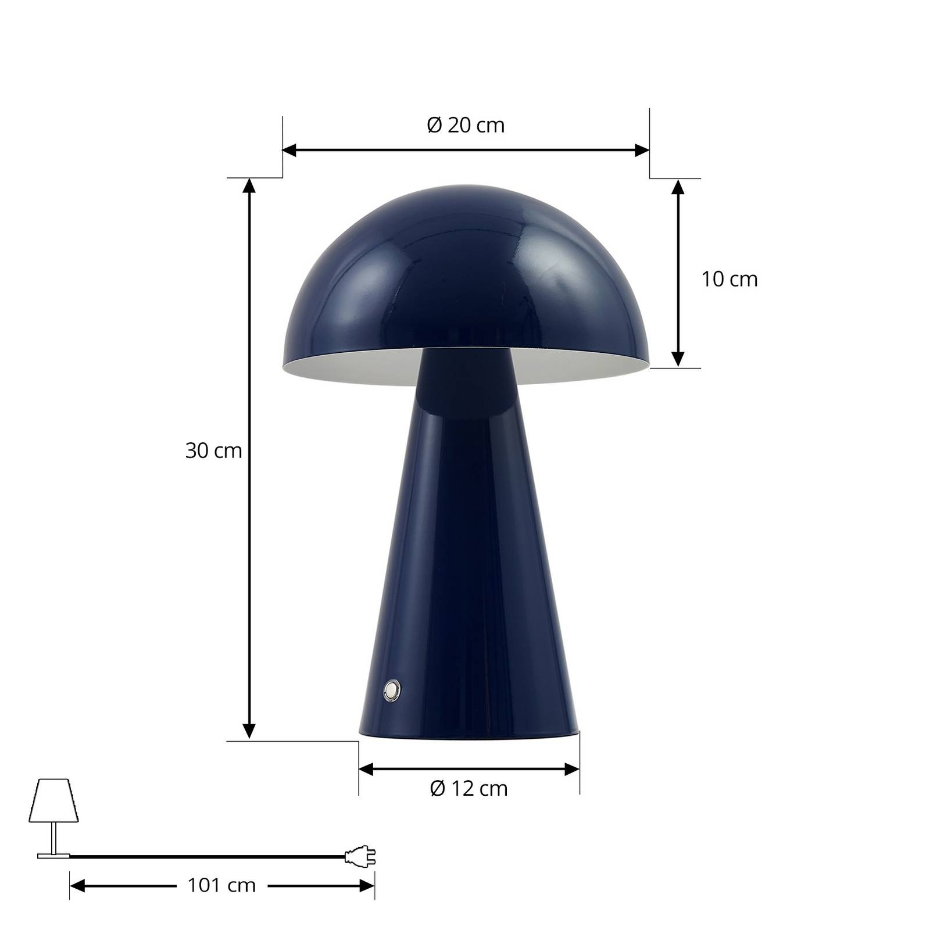 Lampe à poser en métal moderneLED, Nevijo