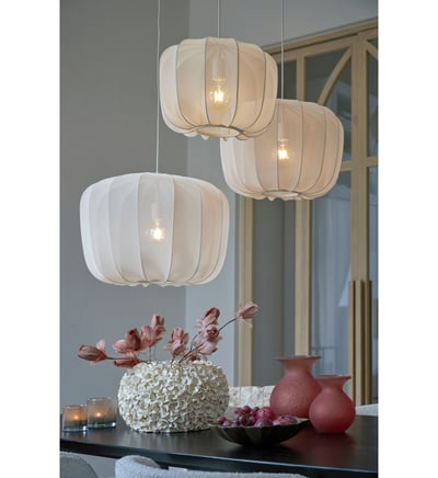 Lampe À Suspension Textiles PLUMERIA