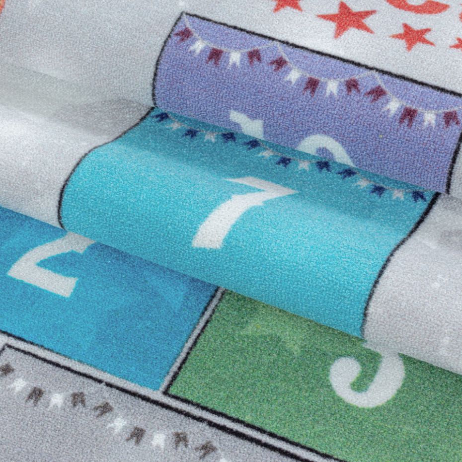 Tapis enfant marelle cirque PLAY