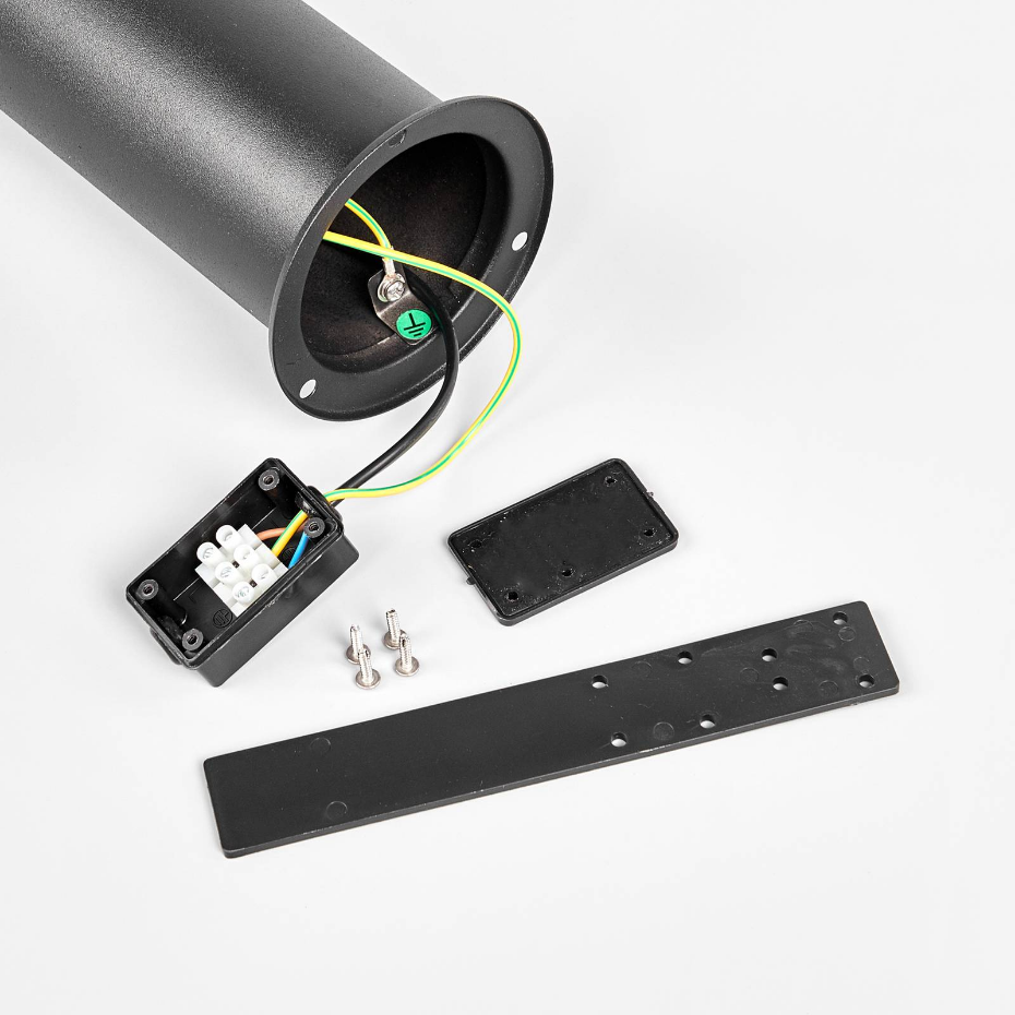 Luminaire extérieur en inox moderneLED