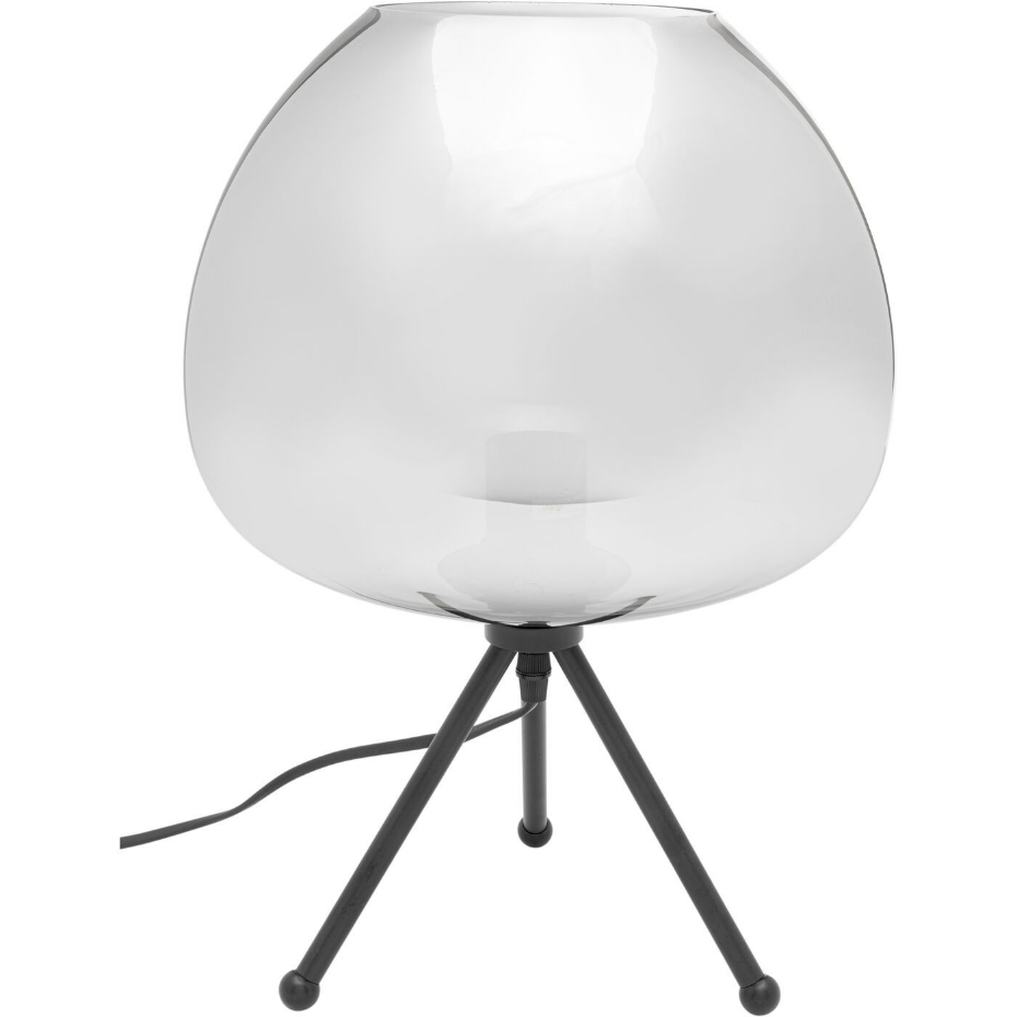 Lampe en verre et acier, SPHERE