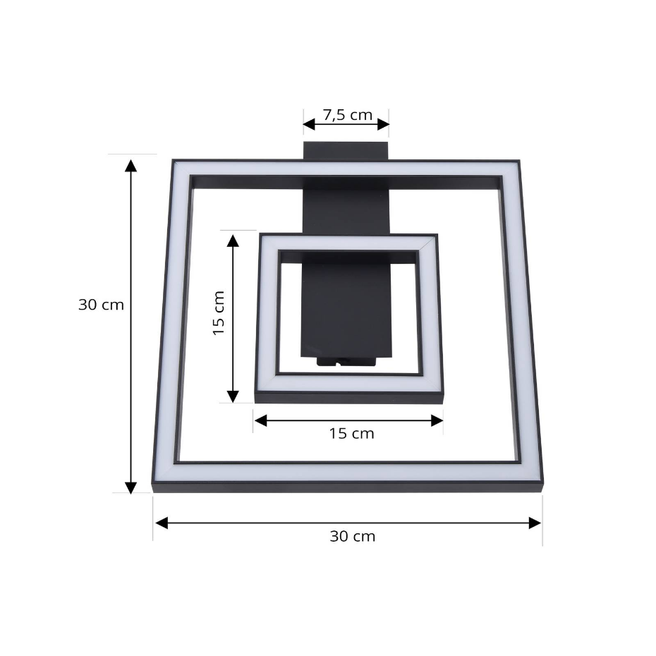 Plafonnier en aluminium moderneLED, Madamo