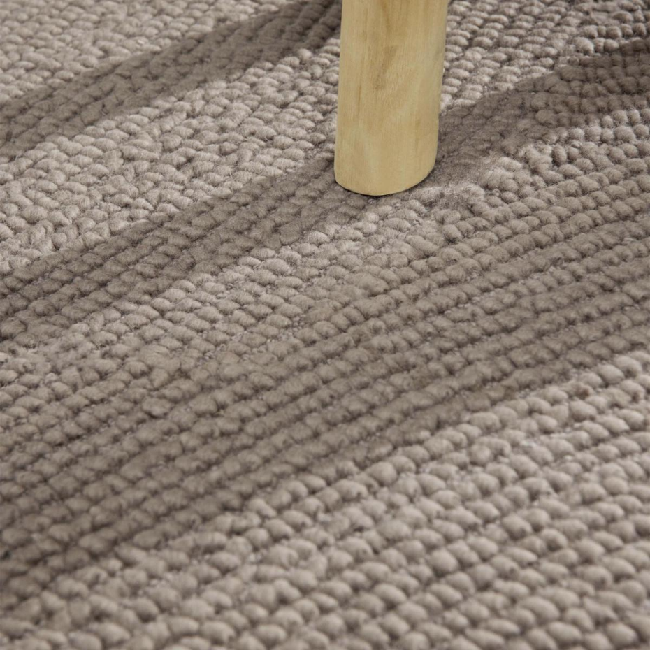 Tapis rond ELENI Faux uni