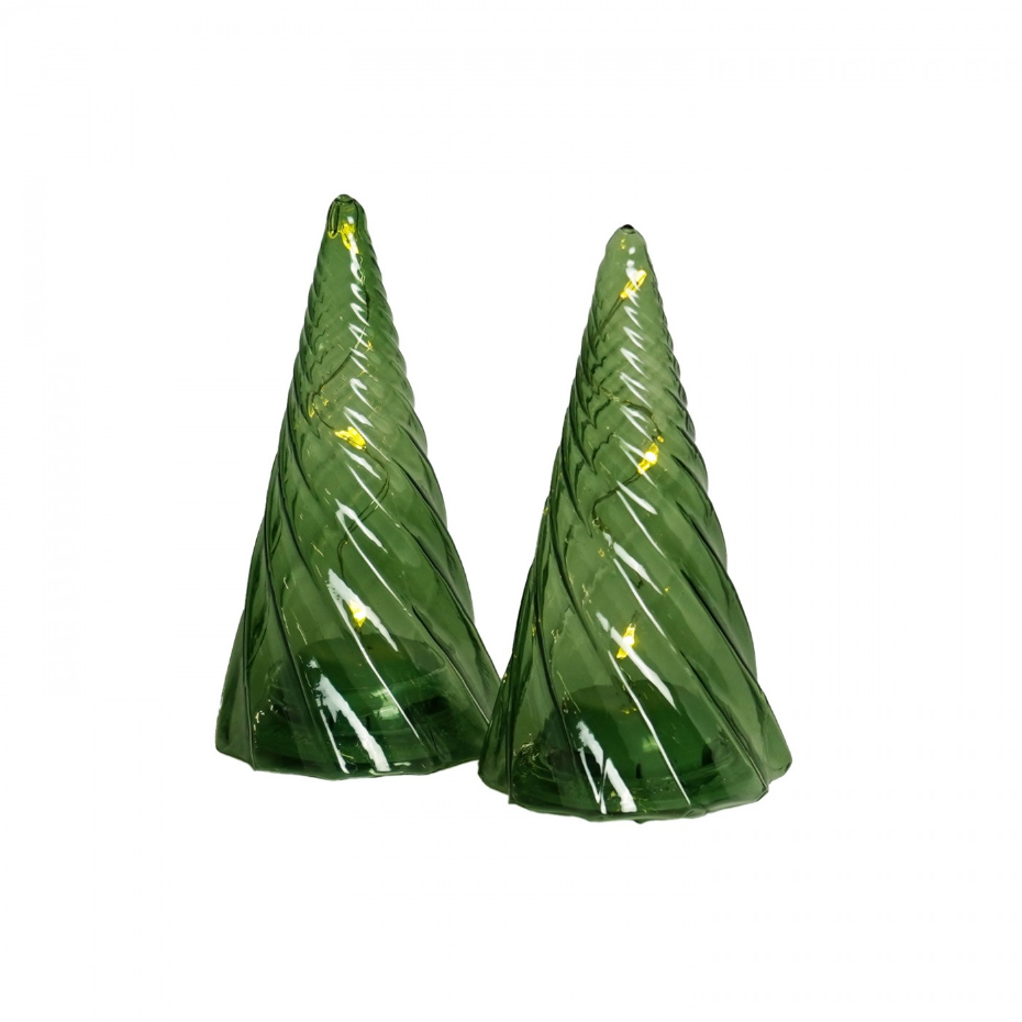 Lot de 2 sapins LED Vilma