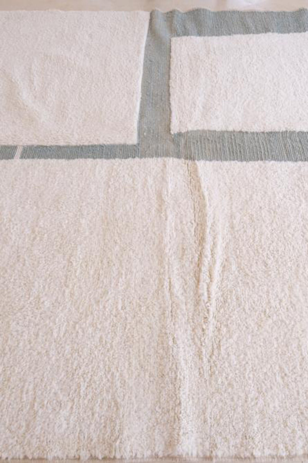 Tapis berbère abstrait tissé main - tapis sur mesure