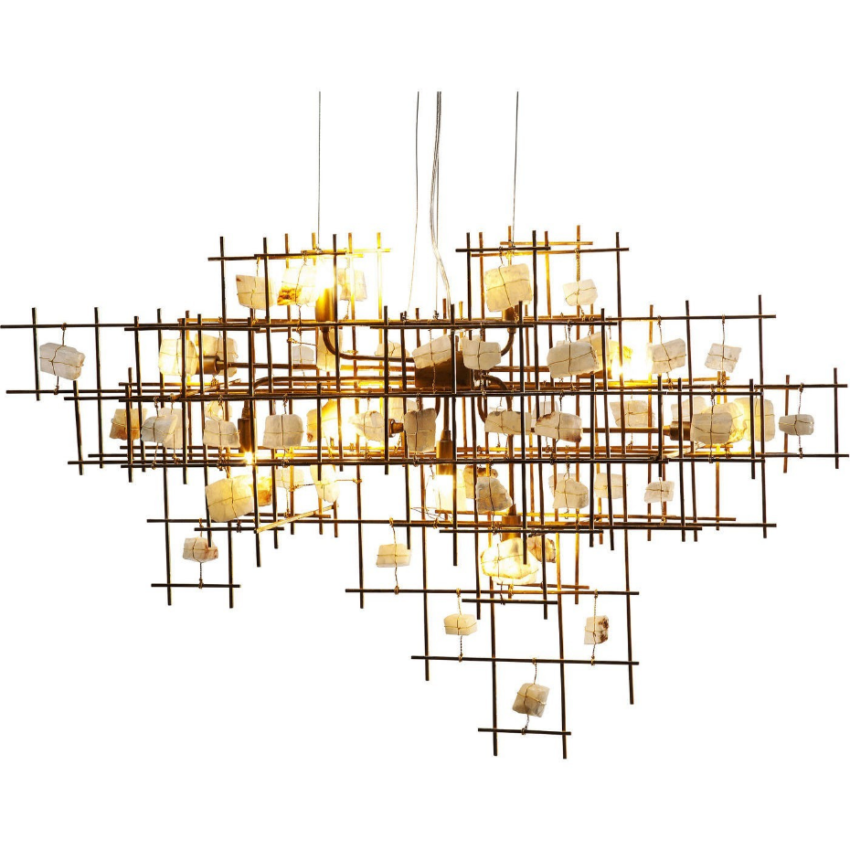 Suspension en pierre et acier, STONE MOBILE