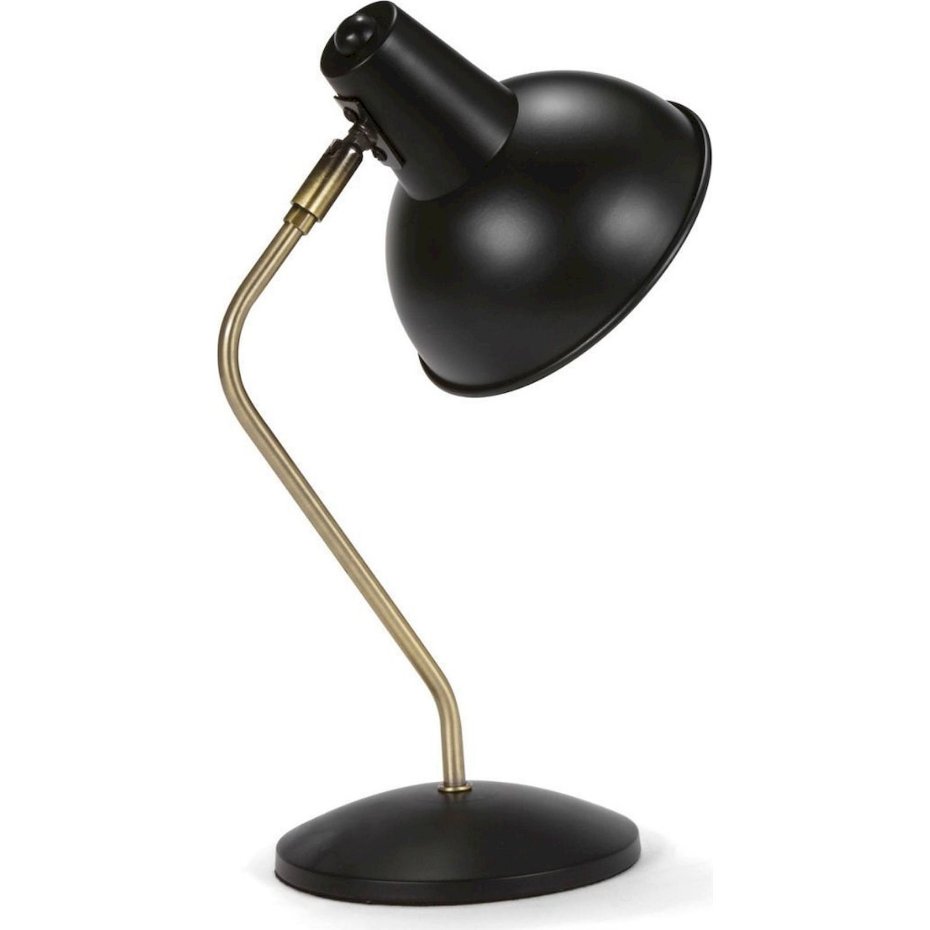 Lampe de bureau ronde en fer style industriel
