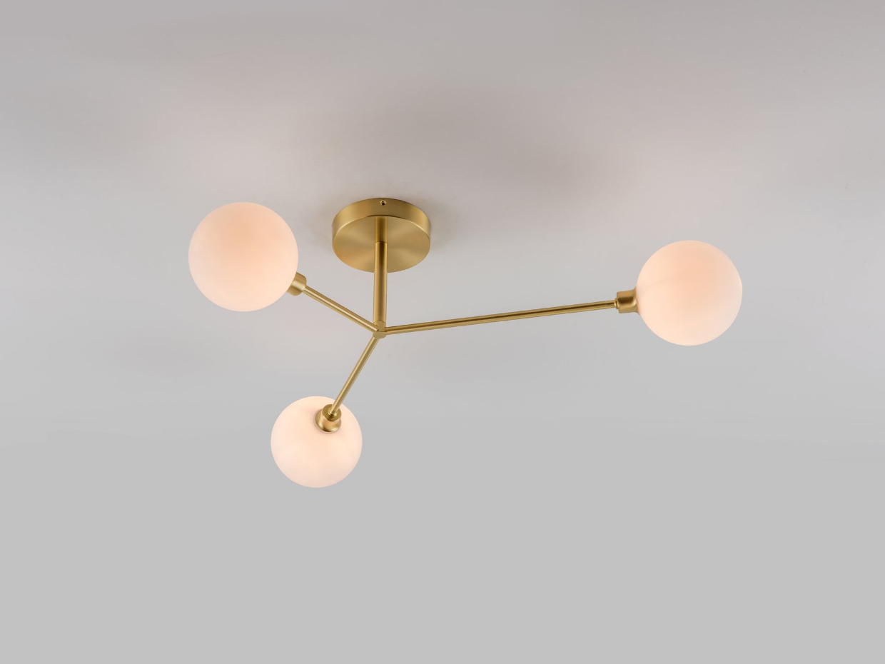 Plafonnier de 3 lampes