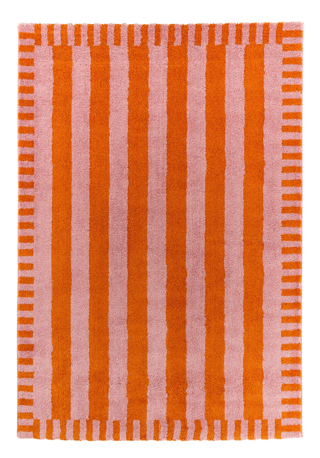 Tapis de salon vintage à rayures GROOVY