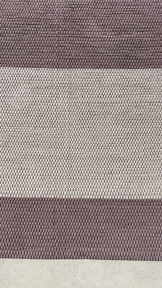 Tapis en coton recyclé tissé à la main TIAGO