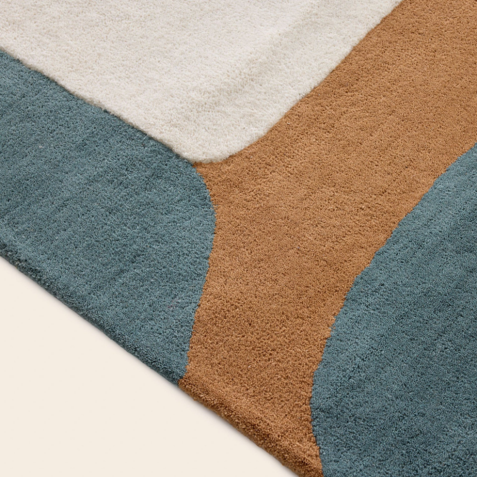Tapis de sol en Laine à motifs graphiques  ANDREÏ