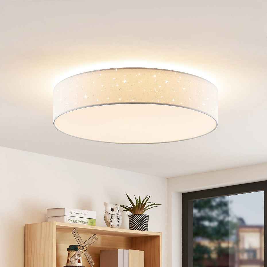 Plafonnier en textile moderneLED, Ellamina