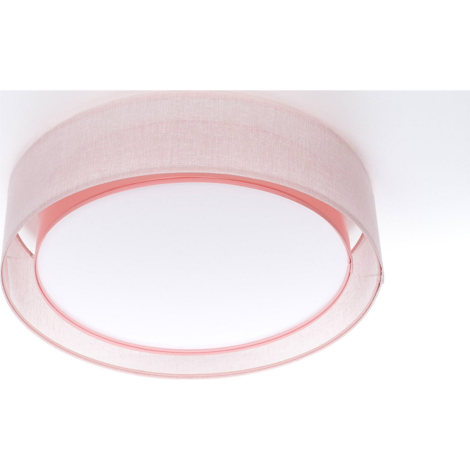 Plafonnier rond en tissu Puro