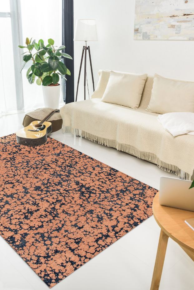 Tapis salon et chambre moderne tissé plat GLOOM