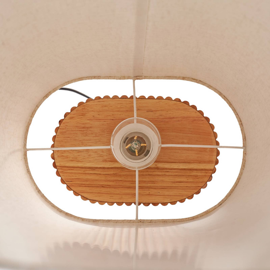 Lampadaire en bois scandinave, Kimiko
