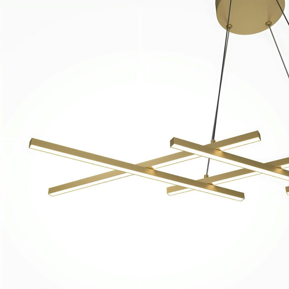 Lustre moderne à LED en métal SALEM