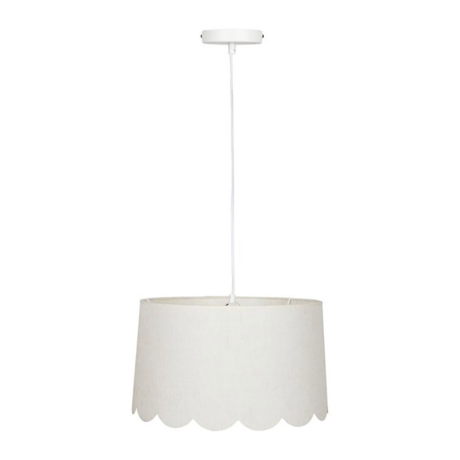Suspension cylindrique tissu Mathilde D40