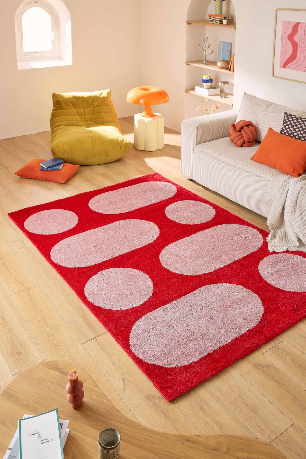 Tapis de salon style année 70 GROOVY
