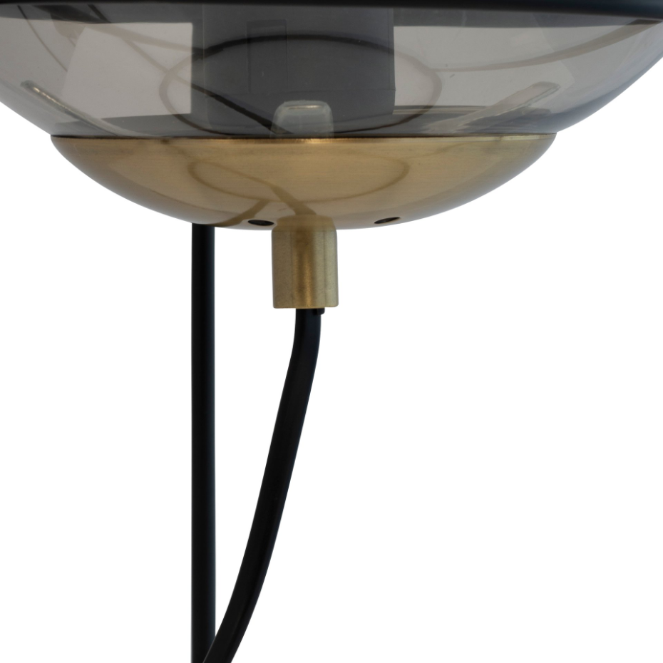 Lampe à poser en Verre et Métal MOON