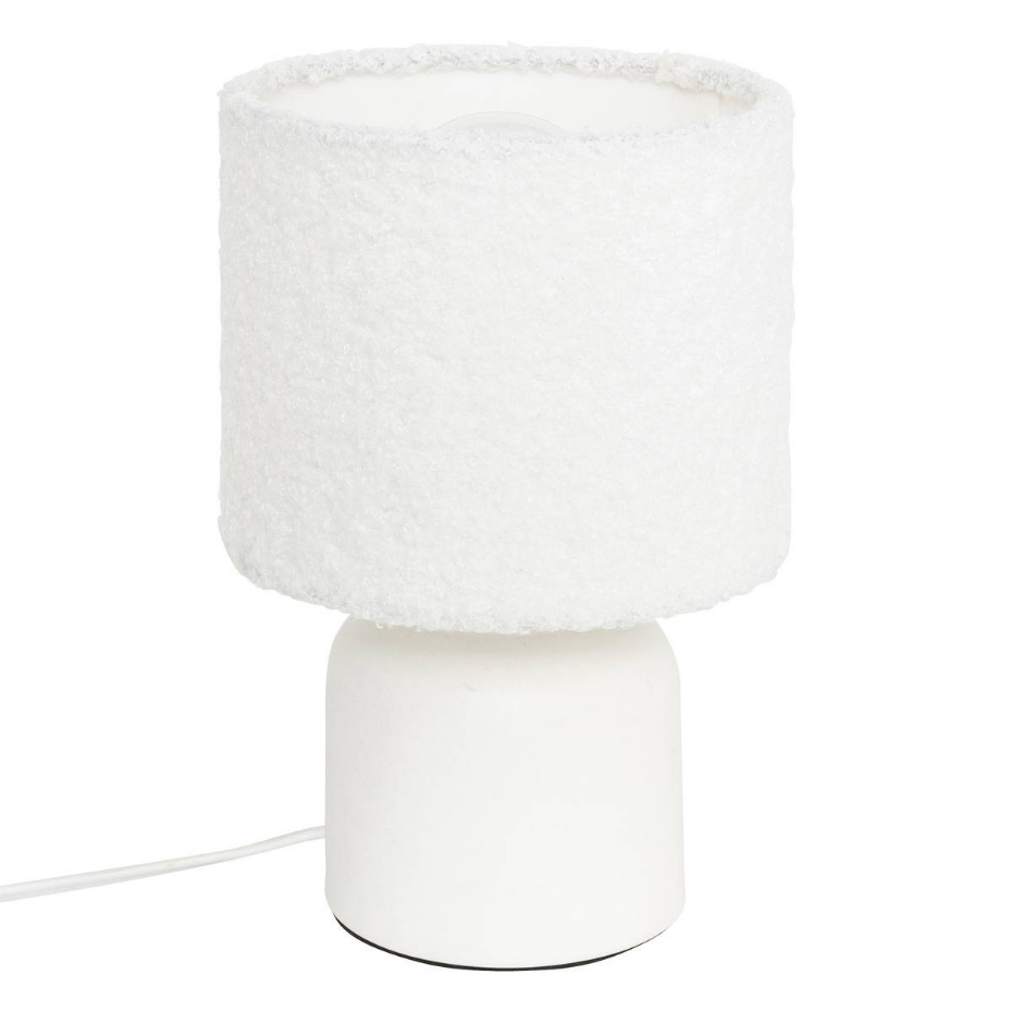 Lampe à poser tissu bouclette BONA