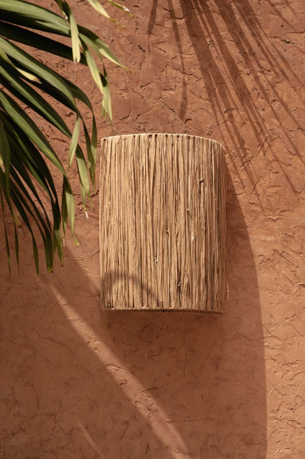 Applique murale en sisal KOHEI