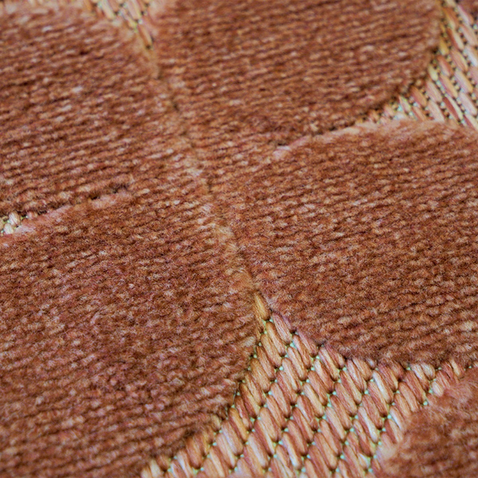 Tapis salon à relief moderne   rosé NEW AGE FIFTIES