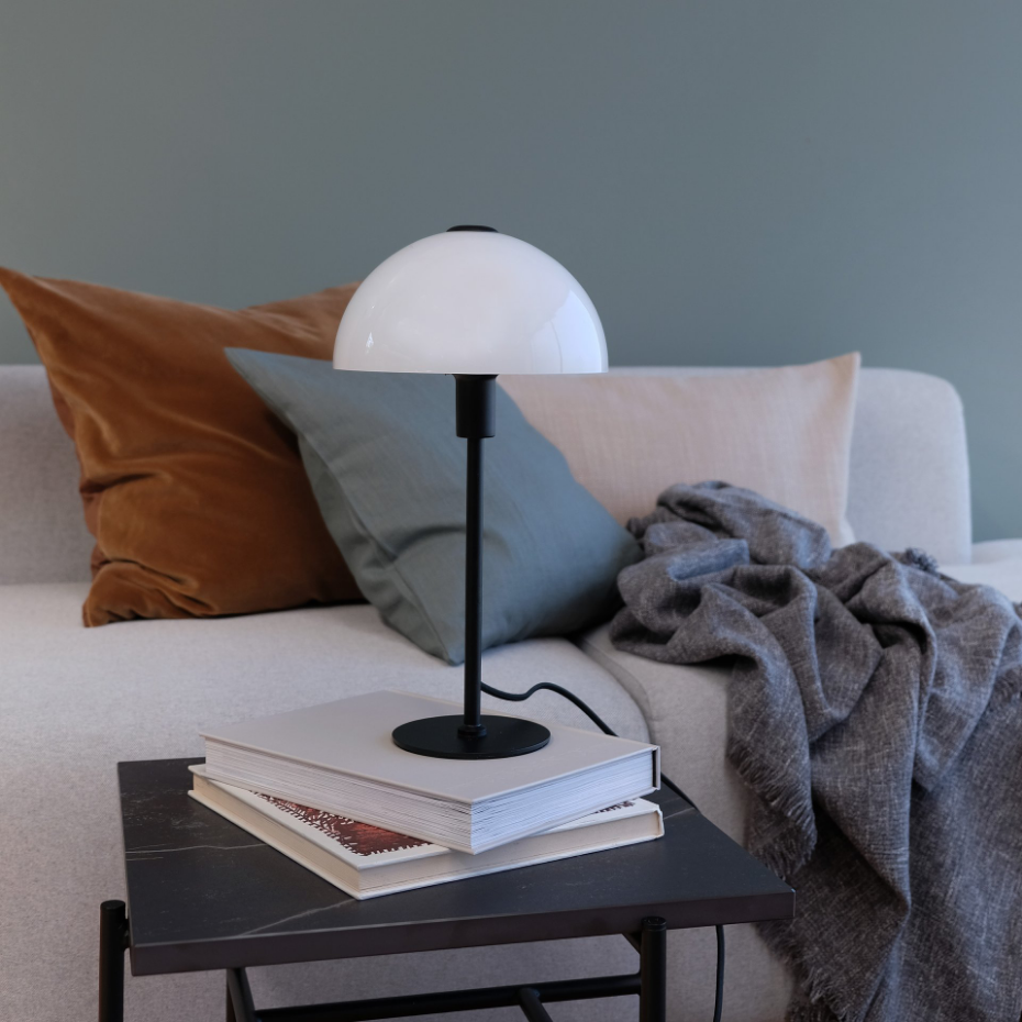 Lampe à poser en Verre et Métal JAZZ