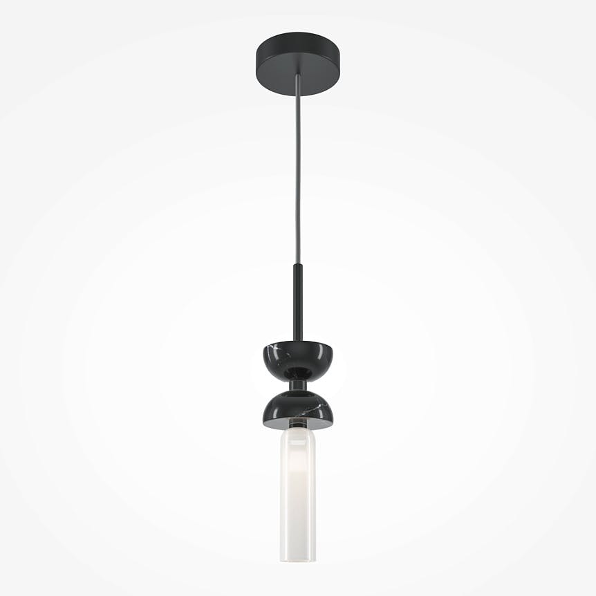 Suspension design métal et marbre ENID