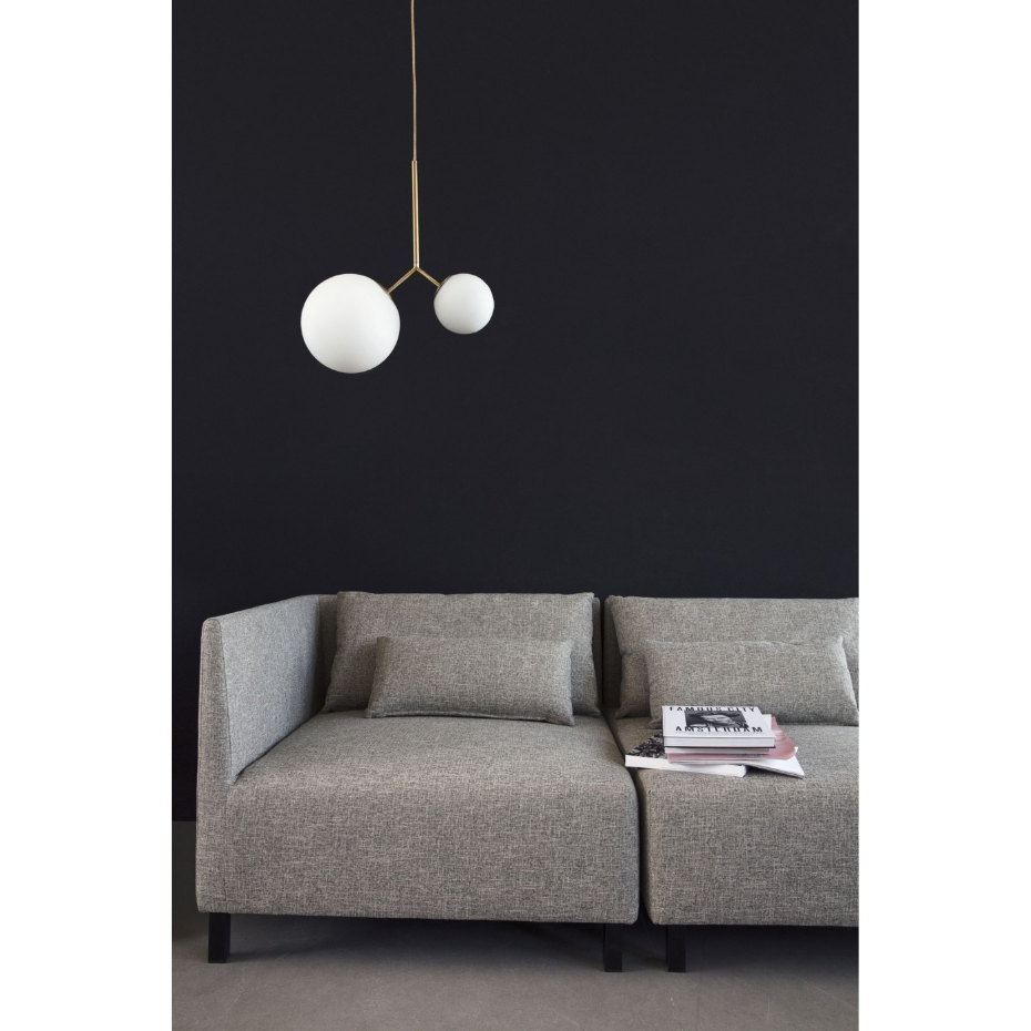 Lampe suspension Opal Twice