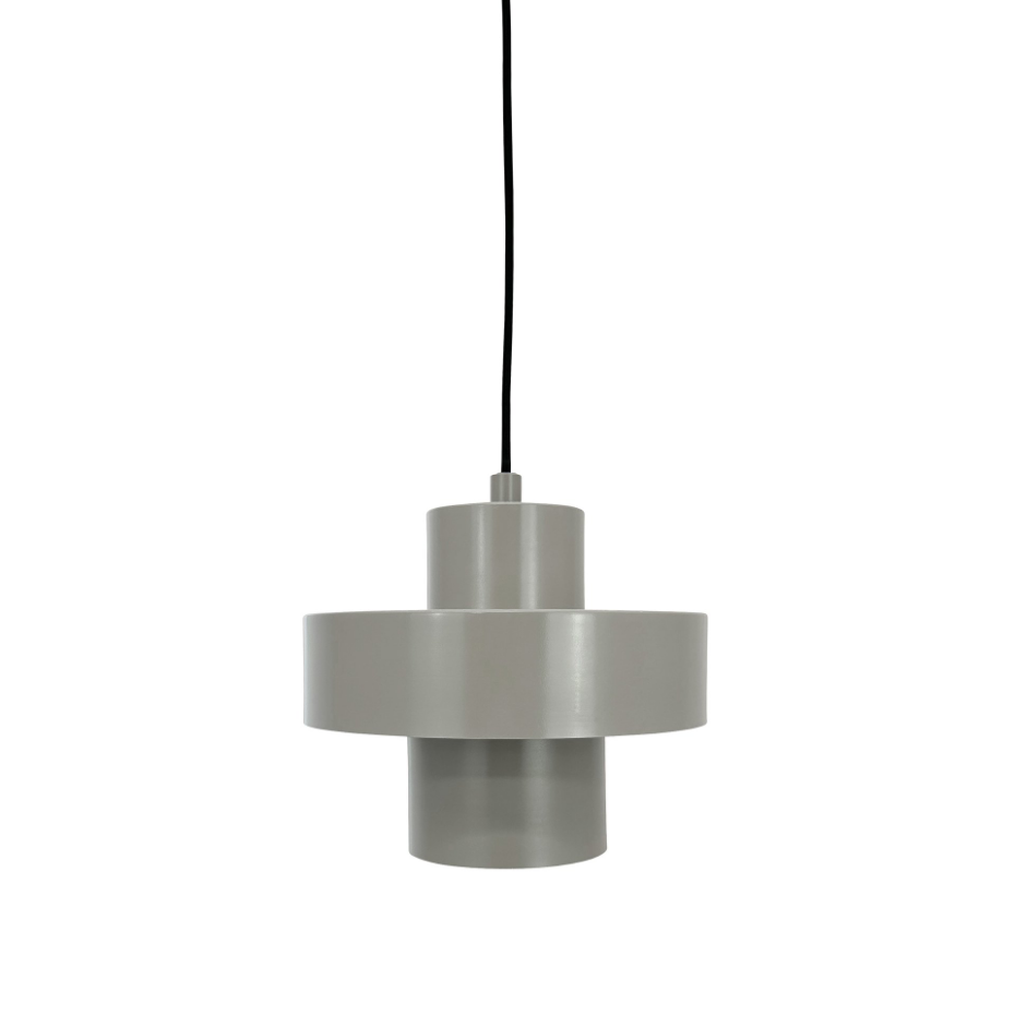 Suspension en métal gris STOKE