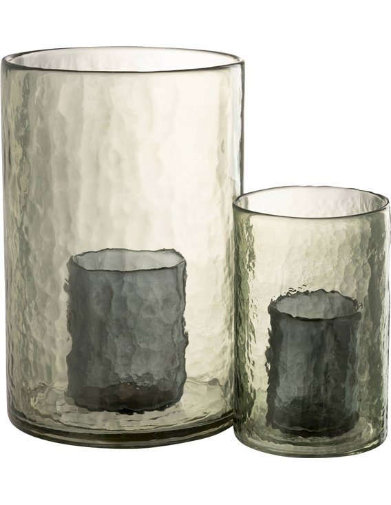 Lampe décorative en résine motif oiseaux et abat-jour rond