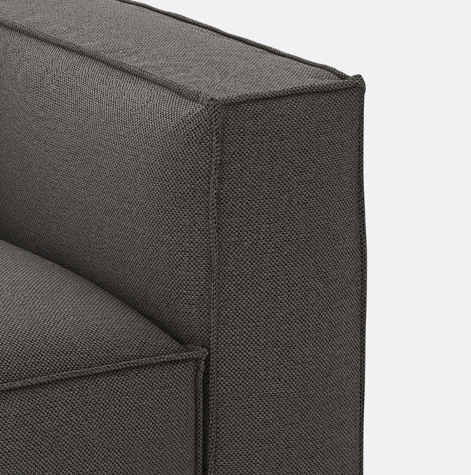 Modulable 3 places, tissu texturé, Seven