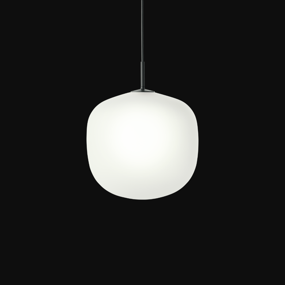 Suspension en verre 18 cm RIME