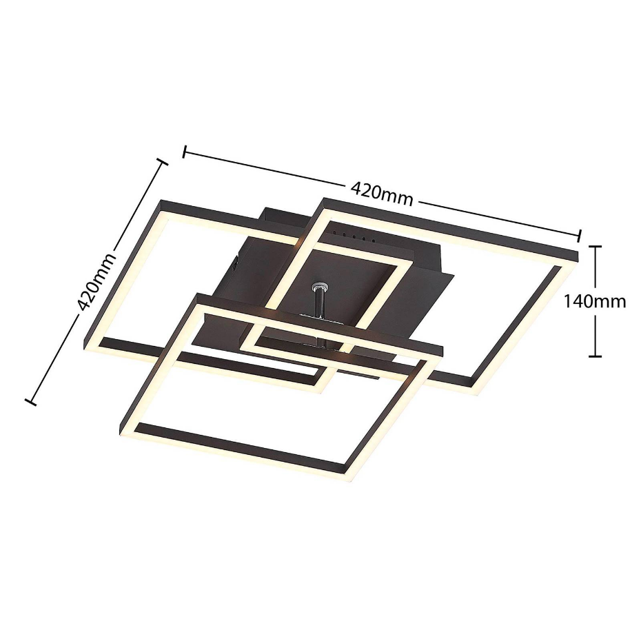 Plafonnier en aluminium moderneLED, Qiana