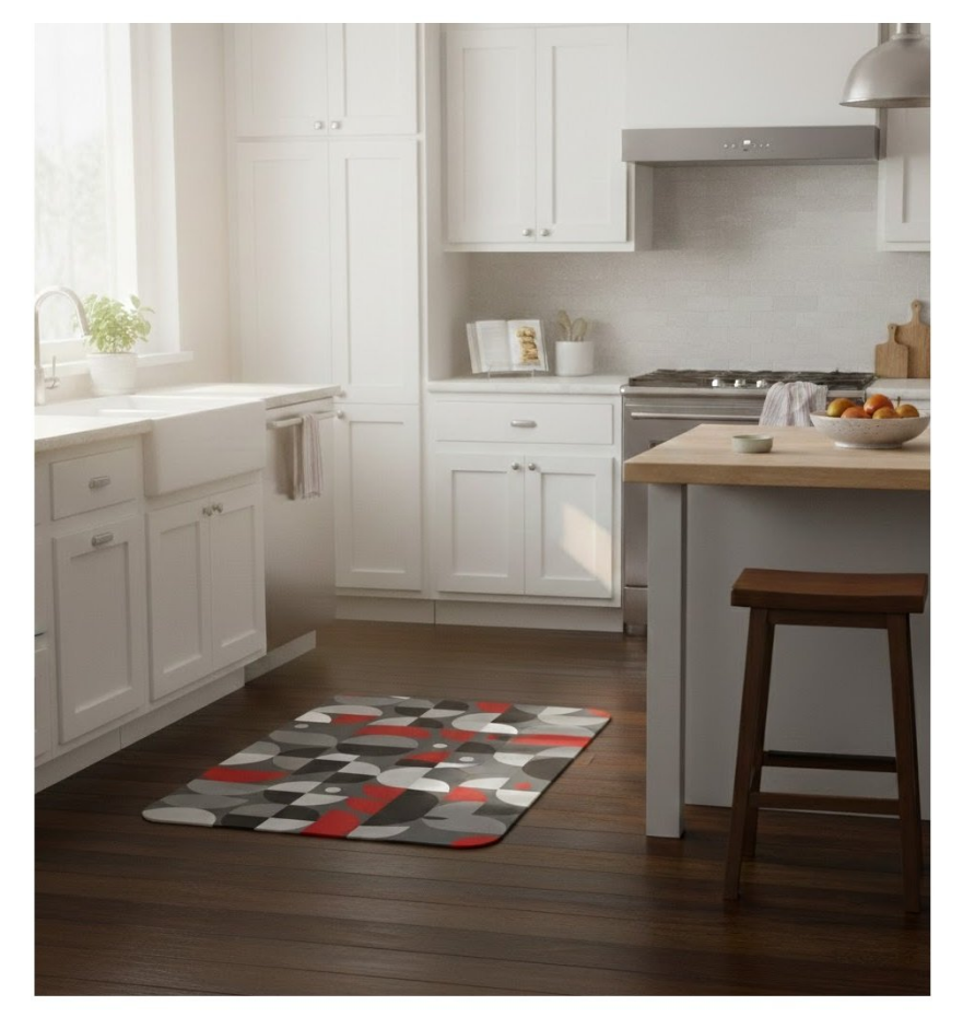 Tapis mousse 45 x 75 cm Graphism