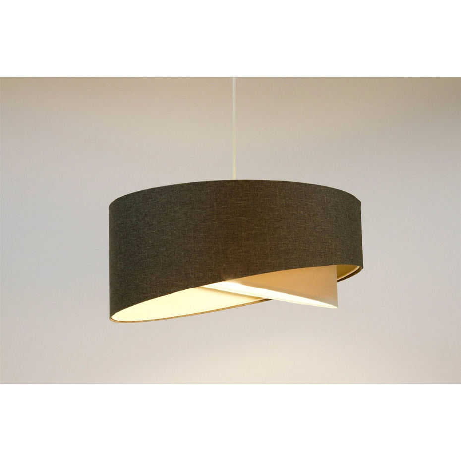 Suspension en lin rond Boho
